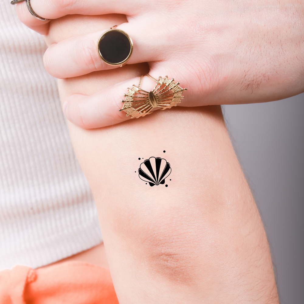 Graphic seashell