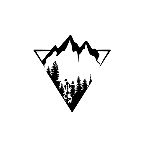 minimalist mountain