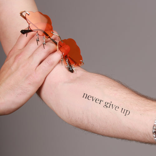 Never give up