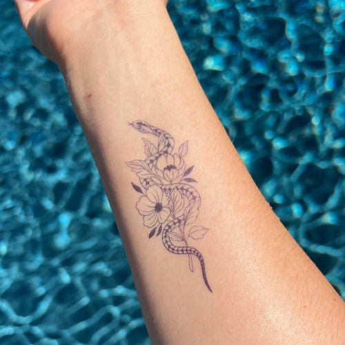 Enchanted Floral Serpent