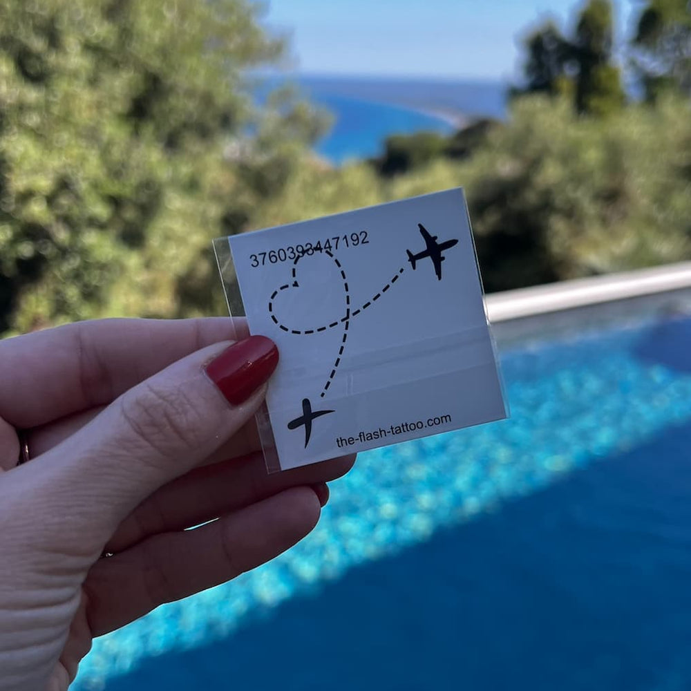 Tatouage éphémère voyage