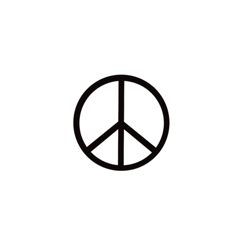 Peace and love tattoo