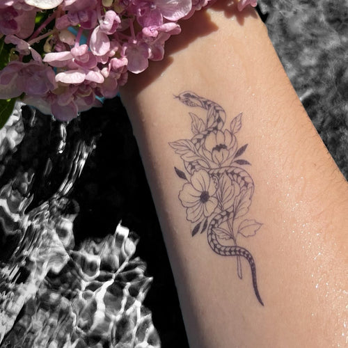 Enchanted Floral Serpent
