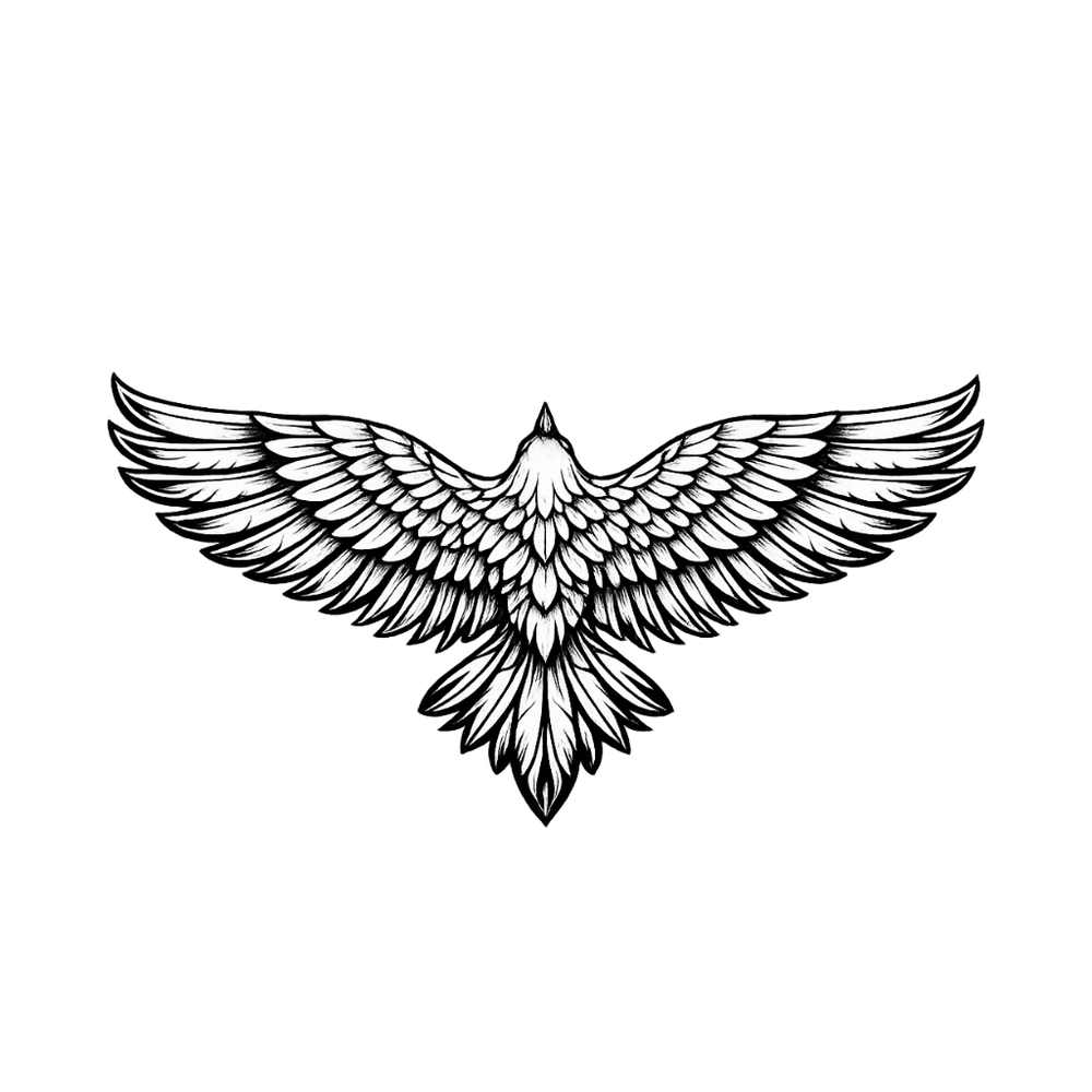 Aigle déployé