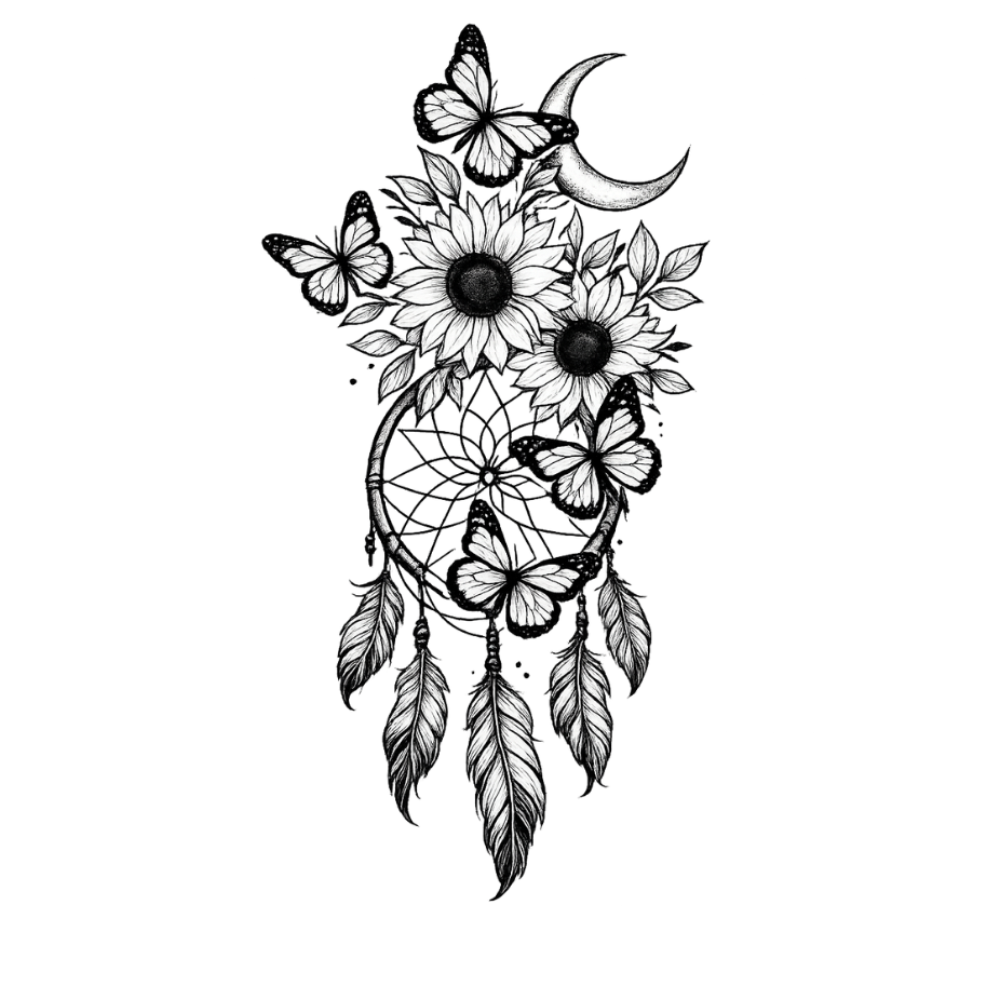 Sunflower dream catcher