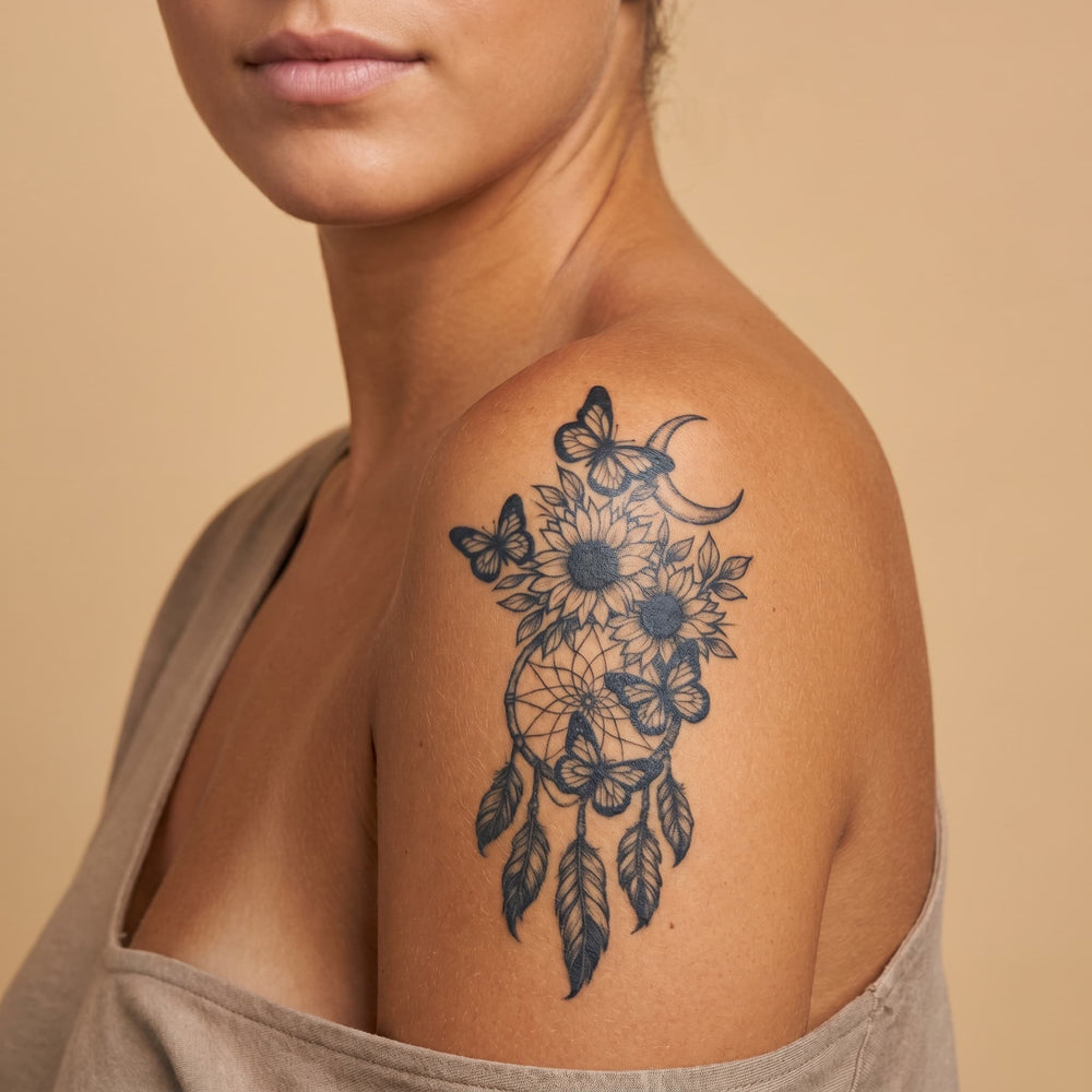 Sunflower dream catcher
