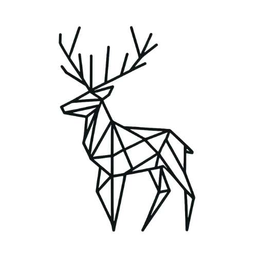 Geometric stag