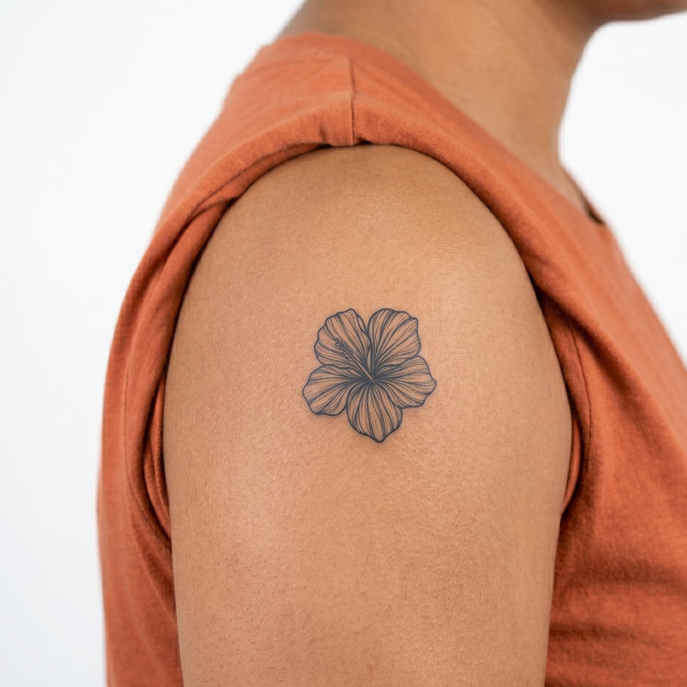 Hibiscus tattoo