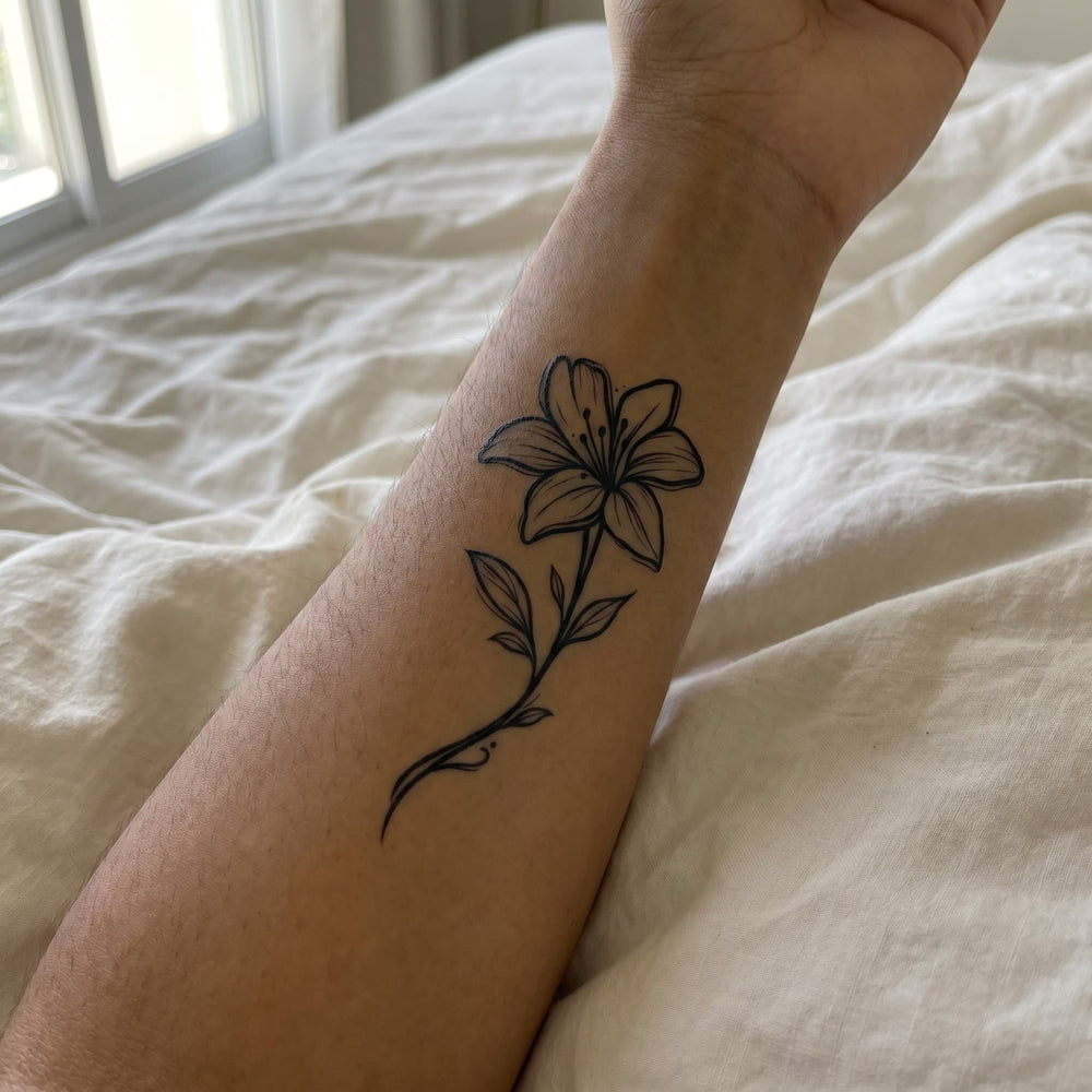 Minimalist lily