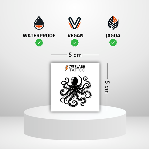 Tatouage temporaire poulpe
