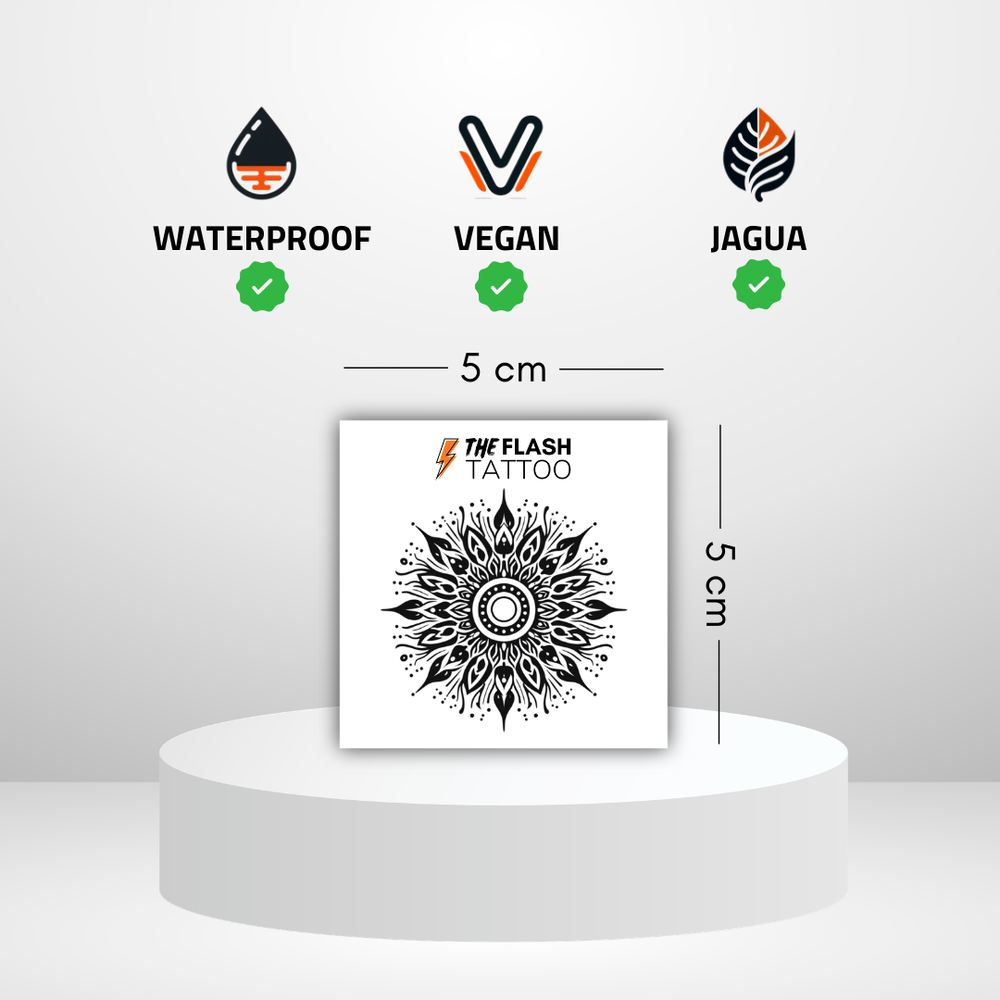 Tatouage temporaire soleil