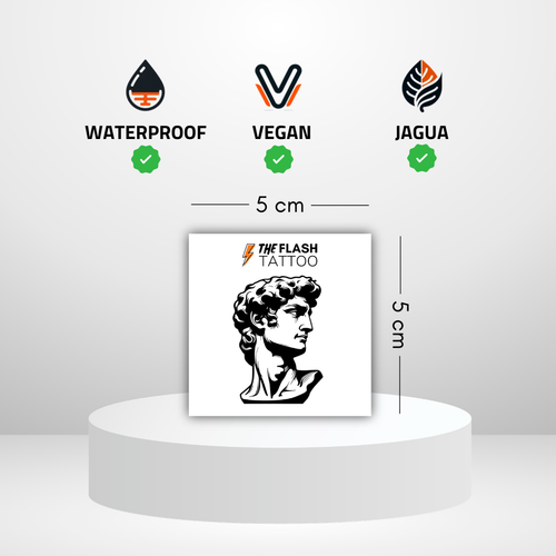 Tatouage temporaire statue