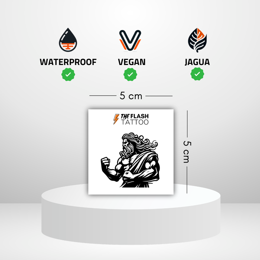 Tatouage temporaire zeus