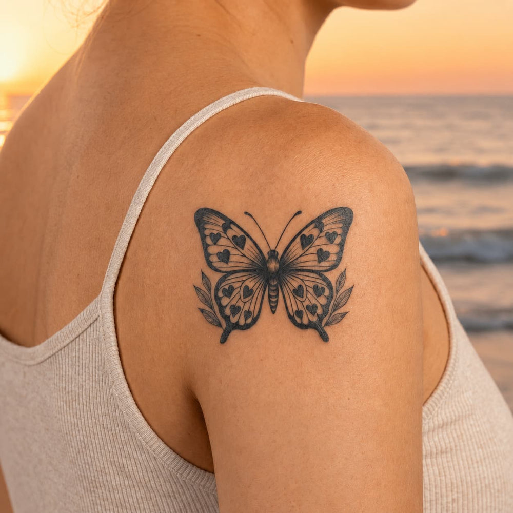 Butterfly heart