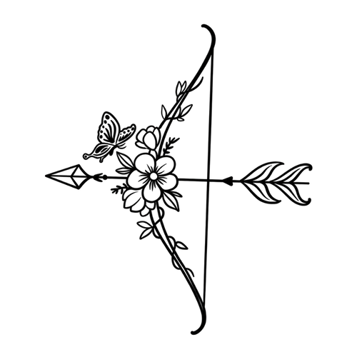 Flower arrow