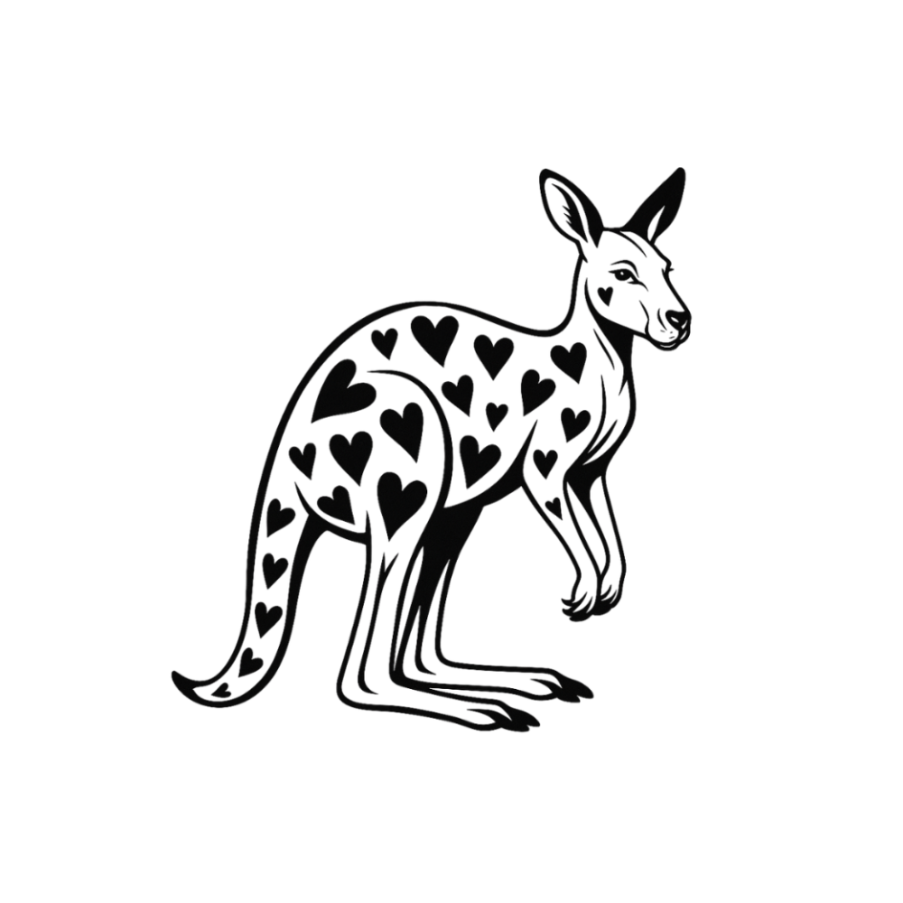 Kangaroo tattoo