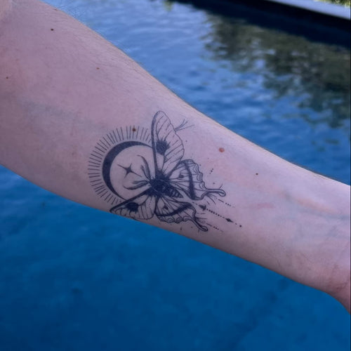 Tatouage papillon pour homme